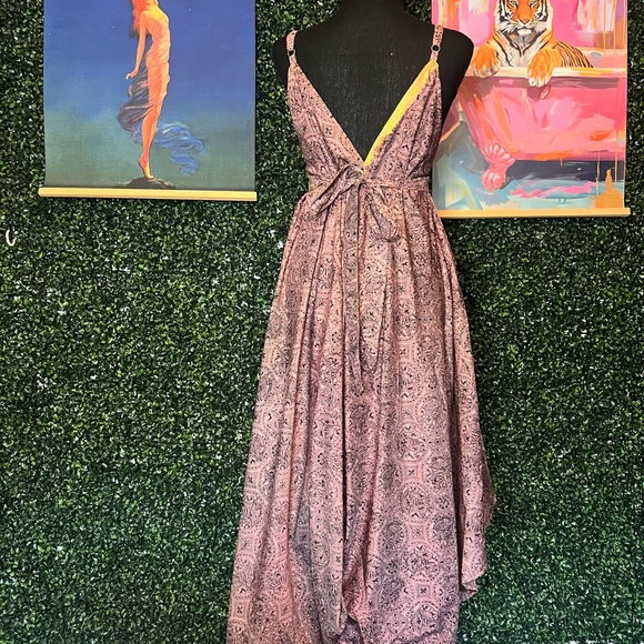 The Bohème Dream | Boho Silk Jumpsuit ONE SIZE FITS MOST - Picture 8 of 16